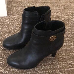 Black Tory Burch booties